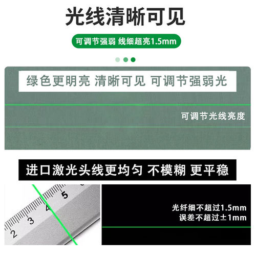 莱赛12线激光水平仪绿光高精度自动打线强光细线红外投线贴墙仪