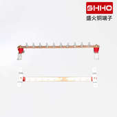 紫铜机柜接地铜排等电位端子板机房镀锡铜排防雷接地铜排3 500