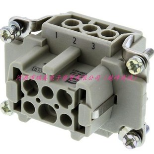 Harting浩亭Han E电源连接器连接器插件7触点09330062701