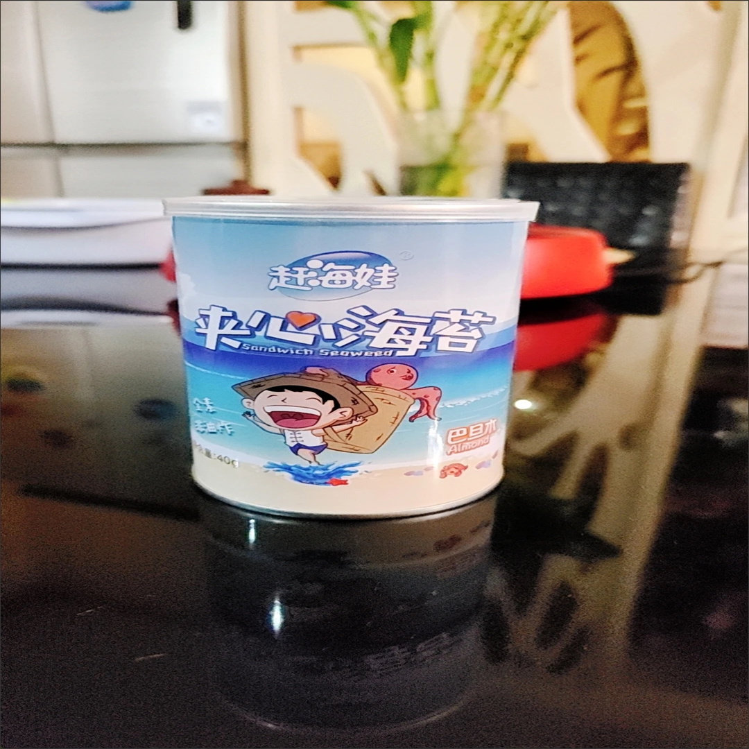 赶海娃夹心苔脆片原味40g