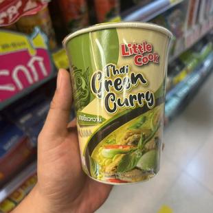澳门代购 小厨师泰国 绿咖喱汤面泰北金面夜宵进口速食方便面