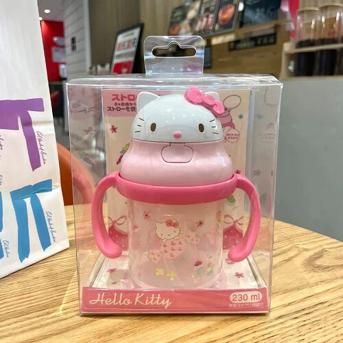 【超多收藏】日本哈喽kt水杯奶瓶生日礼物送女朋友水杯230ml周边