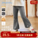 外穿儿童秋冬裤 子 宝宝时髦微喇裤 女孩长裤 7A抗菌 女童加绒打底裤