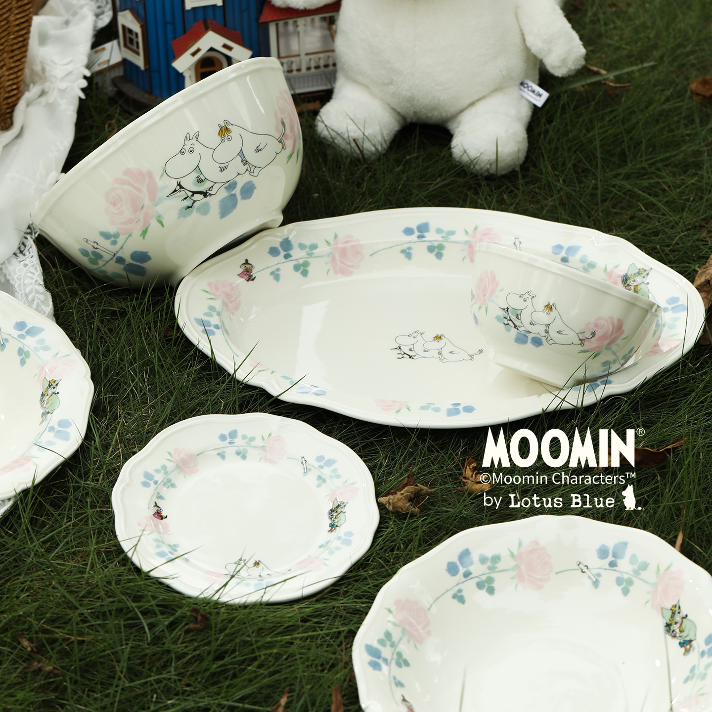 姆明特别好看的高级盘子高级感