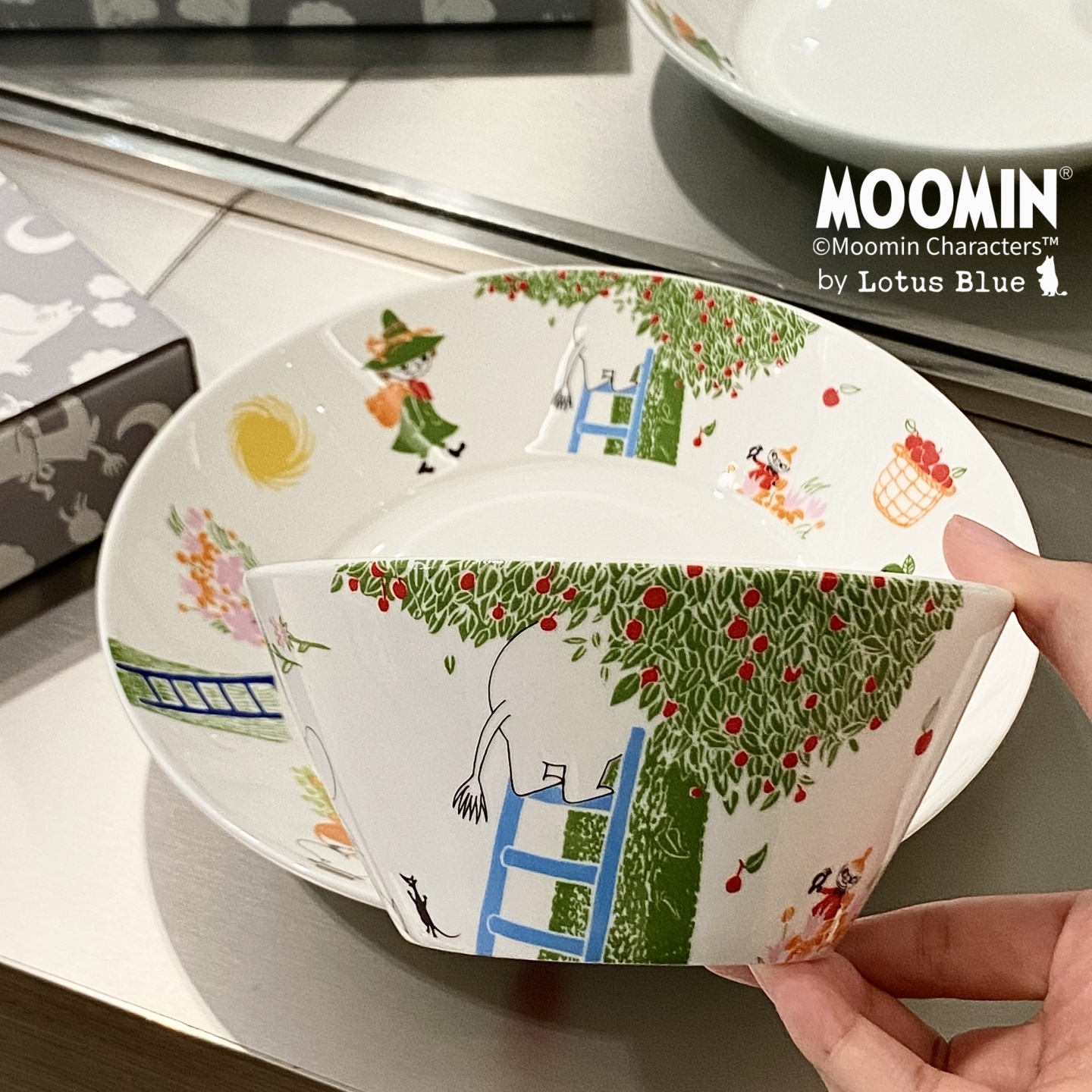 moomin陶瓷餐具套装卡通