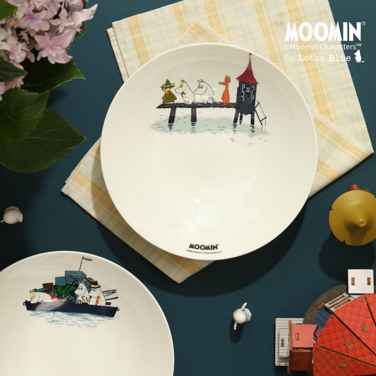 moomin姆明陶瓷盘子菜盘家用2026新款骨瓷高级精致一人食漂亮餐盘,餐饮具,盘,淘宝优惠券,粉丝福利购,淘宝优惠卷