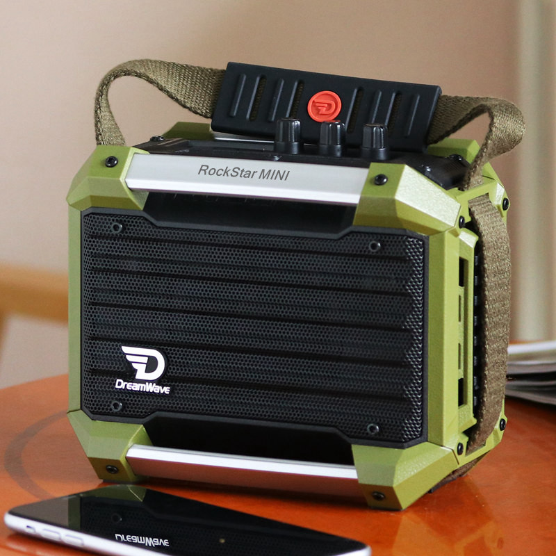 君伍摇滚王迷你二代蓝牙音箱高保真重低音HiFi音质便携式轻便耐用