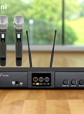 亿天之声Eivini专业K歌KTV功放效果器无线话筒一体机家用影K套装