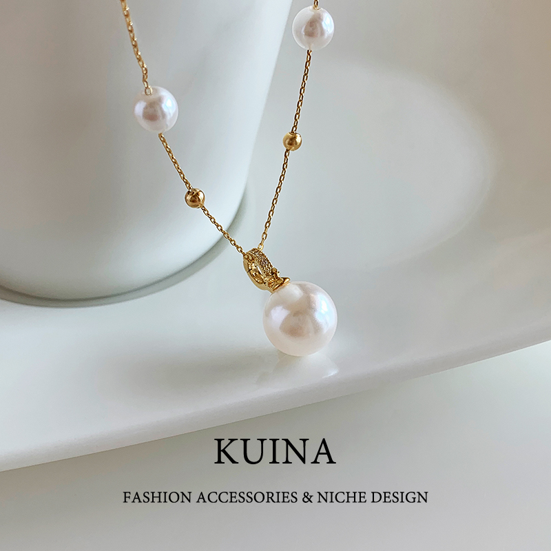 法式气质珍珠项链女款时尚百搭