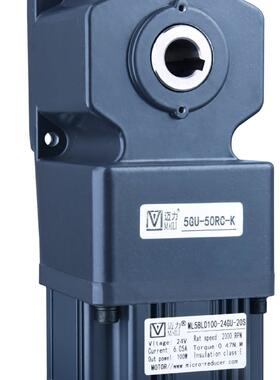 厂家供应直流无刷电机5BLD100-24GU-20S/5GU-50RC-K中空减速机