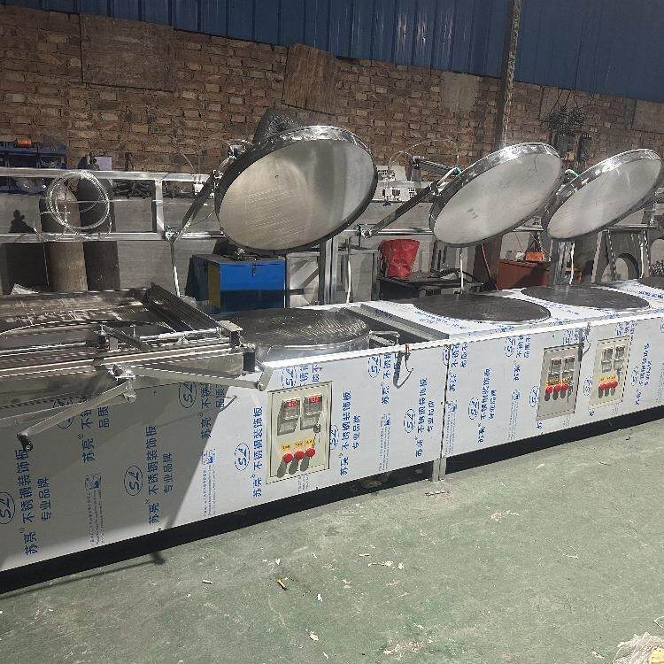 推拉式豆皮豆丝机杂粮煎饼机上下加热贵州绿豆粉机器电加热