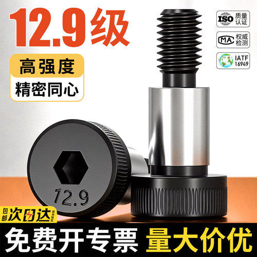 高精度12.9级塞打螺丝等高内六角