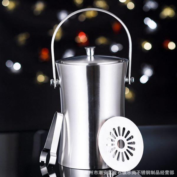 厂家供应不锈钢冰桶双层保温冰粒桶红酒桶酒店KTV酒吧香槟桶冰夹,餐饮具,冰桶,淘宝优惠券,粉丝福利购,淘宝优惠卷