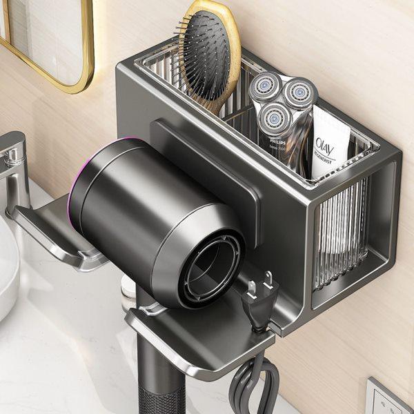 吹风机置物架免打孔卫生间壁挂式电吹风支架浴室风筒收纳架子挂架,家庭/个人清洁工具,吹风机置物架,淘宝优惠券,粉丝福利购,淘宝优惠卷