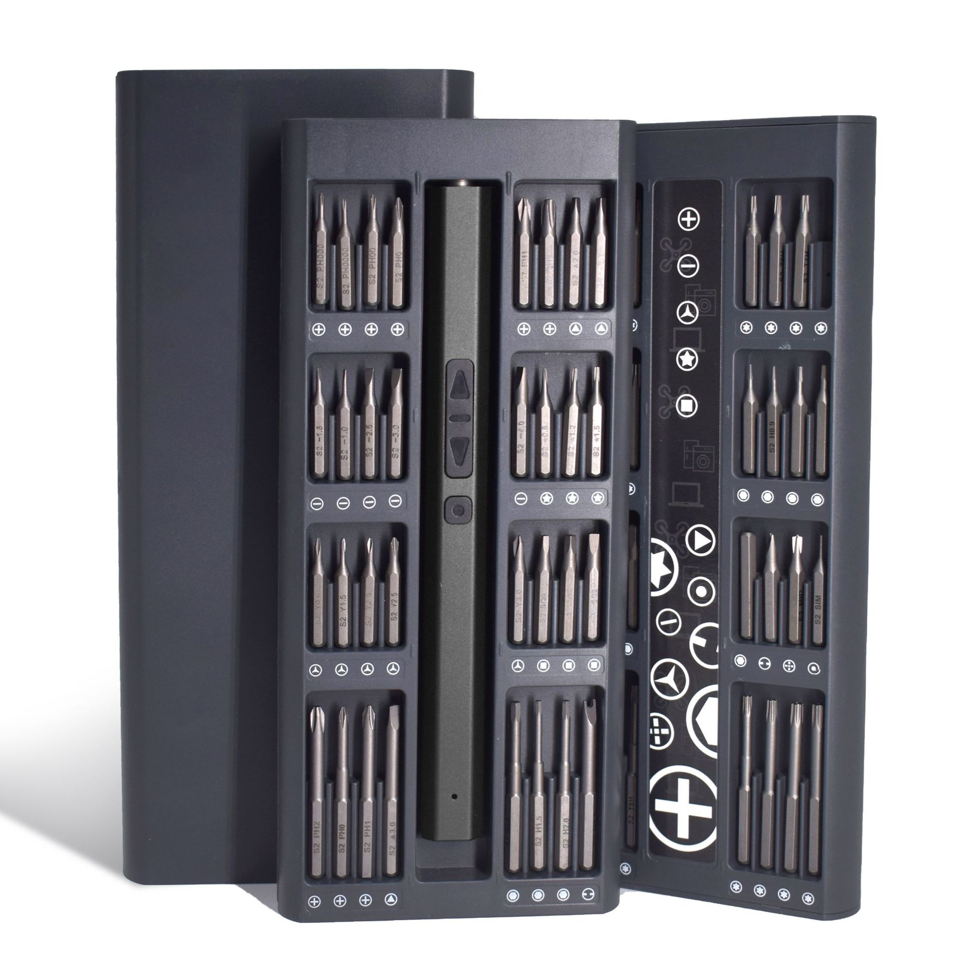 66合1精密微型家用充电式电动螺丝刀套装多功能迷你智能电批工具