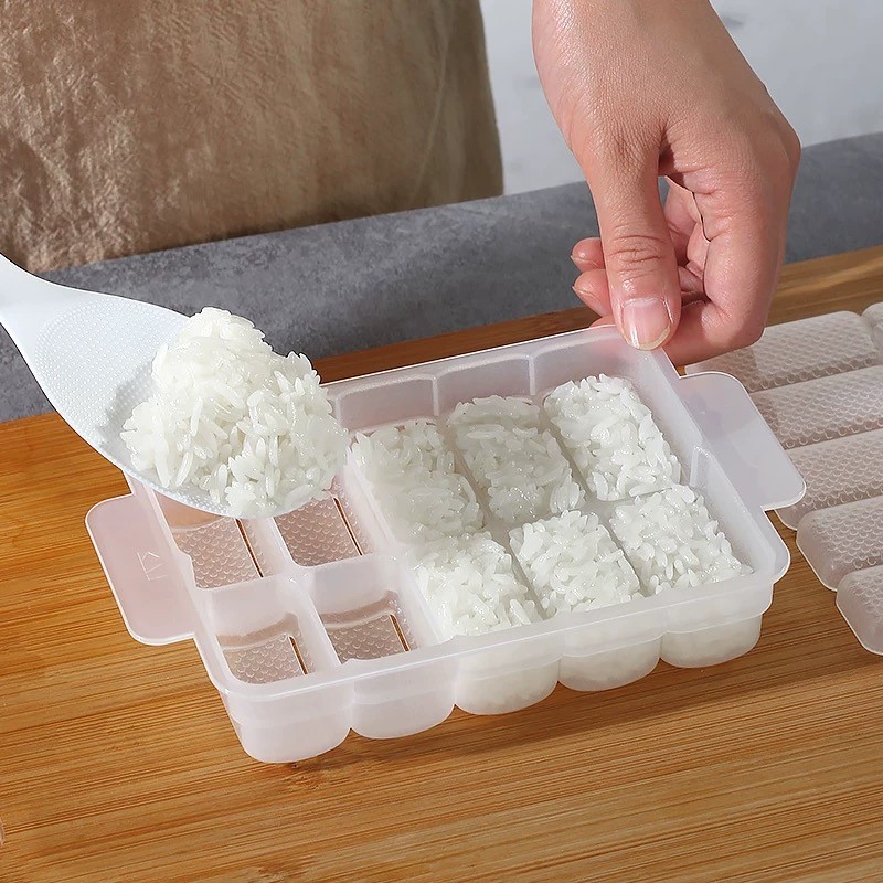 军舰寿司模具10连体做手握饭团DIY模具