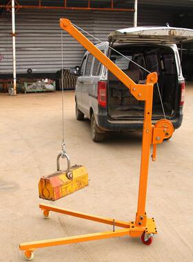 可折叠式小吊移动机34870式小车吊机微高型吊手摇小型起机便携式