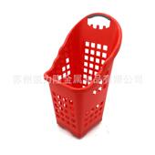 超市四轮购KLL 70L物篮拉杆轮购四超市物篮厂家直销篮70L