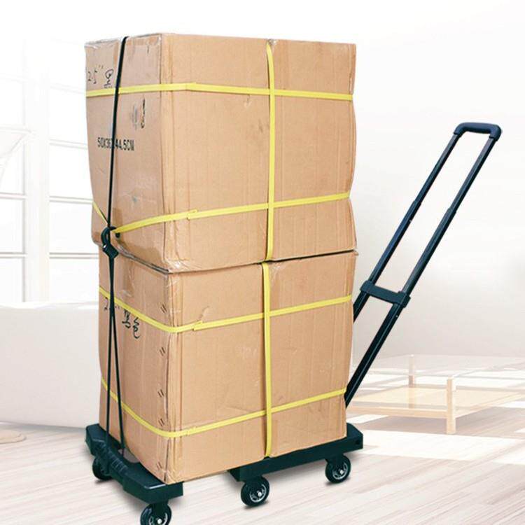 小推车折手叠便伸缩携拉拉杆OAY车家用平板手推车车搬运车拉货小