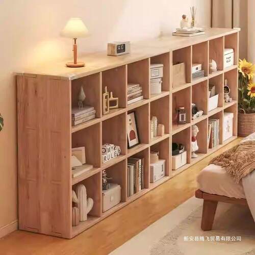 实书架落地儿童木墙靠幼儿家园收纳组合书柜客厅储物置物ATG架用