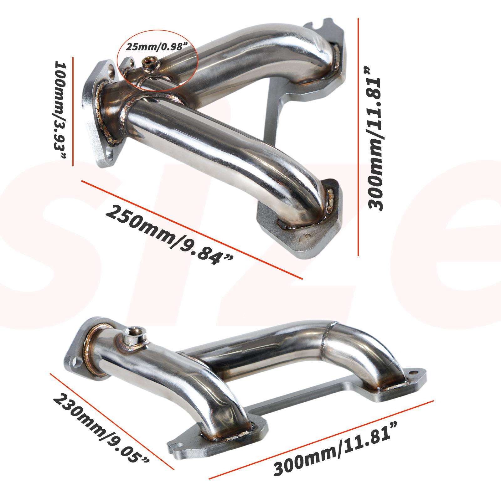 改汽车钢适合TP-1077-37-62款雪佛兰216/235/261不锈排气歧年管汽