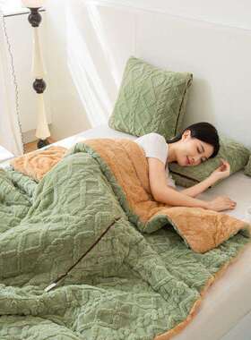 绒冬季可加厚合塔芙蓉抱枕被子两用爱靠枕二一午睡枕头87558汽车