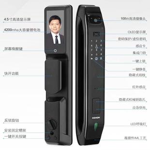 钢甲级防盗入户043不锈韩门式 单开门简约静音防盗入户HEH安全门中