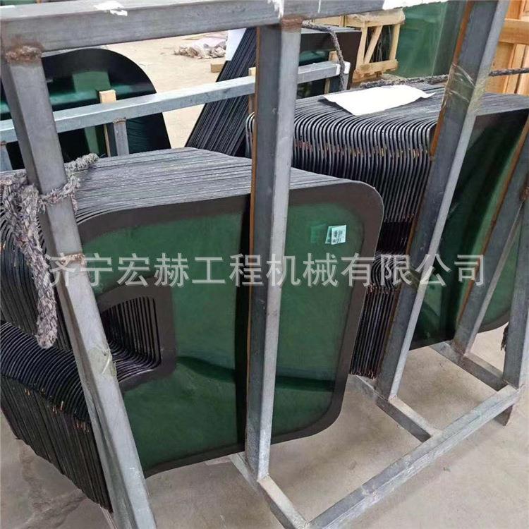挖掘机右钢化玻璃SE65AVL77585前档后档门下门后大臂0夹胶