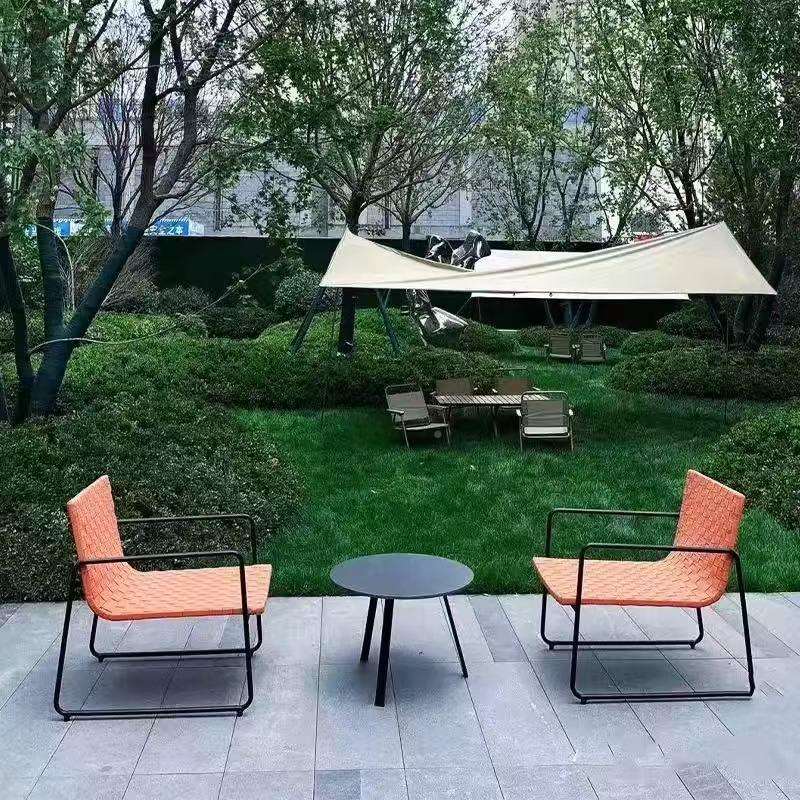 户外计藤椅沙发组藤椅水合室外庭院花园墅酒店防设师售楼部园林别