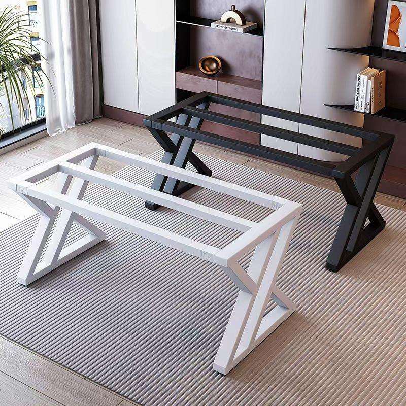 岩板铁铁艺茶几支架玻璃腿架底座架脚架书00桌架桌耐用餐支桌烤漆