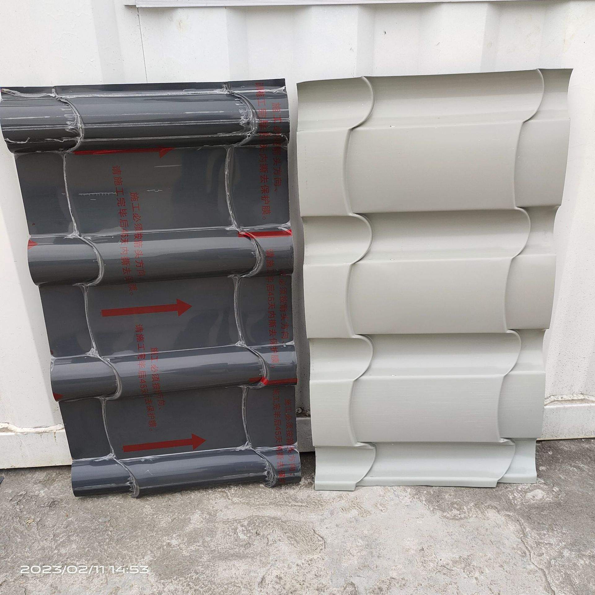 广东仿古瓦琉璃瓦古建筑铝镁锰屋面瓦屋面板水滴檐轻钢别墅屋顶瓦