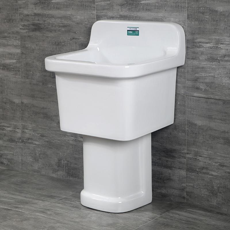 阳台陶瓷拖独把68池分体拖中布池脚加污水池号加深拖布盆水高池家