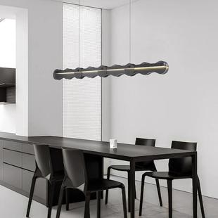 新设计感餐餐厅灯295吊灯创意极简轻奢桌灯双款波长条灯具吧台灯