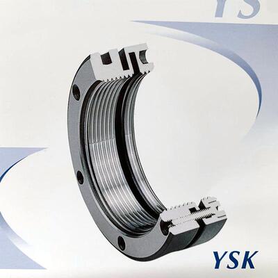 台湾盈锡精密锁紧螺母YSK-M50X1.5P端面缩紧锁紧圆螺帽主轴丝杆