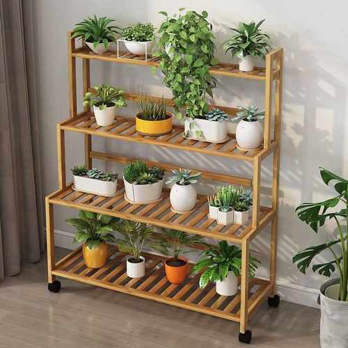 美国进口阳台楠竹花架子多层室内