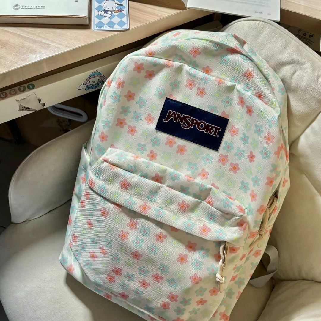 双肩包女生高颜值小众原创设计风夏日书包大容量韩式风轻便旅游包