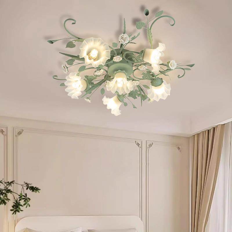 苑蓝灯色田园风格吸顶卧玫瑰花铁艺复佳古房间室灯639温馨浪漫花,家装灯饰光源,客厅吸顶灯,淘宝优惠券,粉丝福利购,淘宝优惠卷