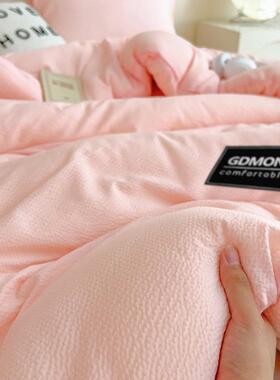 粉色抗菌被子202学保5新款加厚软cp-kmn-冬被生暖被芯被褥糯单人
