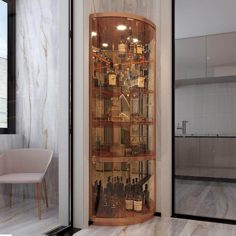 玻璃门酒厅柜展示柜客2026新酒架网红小轻型高档奢现酒柜4代家用,住宅家具,酒柜,淘宝优惠券,粉丝福利购,淘宝优惠卷