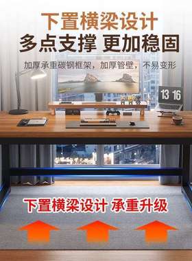 习电脑桌式易家DJHG2pcX用简书桌办台公桌简约工作台租房卧室学写