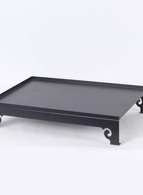 新中式铁室艺盘托盘摆件 茶几茶室家居客厅办YL-TY-8公样板房茶软