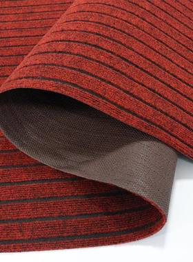 条纹地毯酒商用办公室全铺廊台球客厅25635进门入户防滑厅店门走