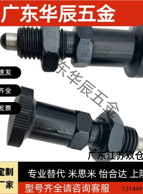 旋钮柱塞PXAN复位型弹簧定位柱PXKN5 6 8 10 12 16