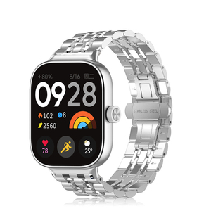 适用红米手表watch5表带active运动Redmi watch3青春版金属不锈钢小米9手表4新款5代小米8pro男女手表替换带