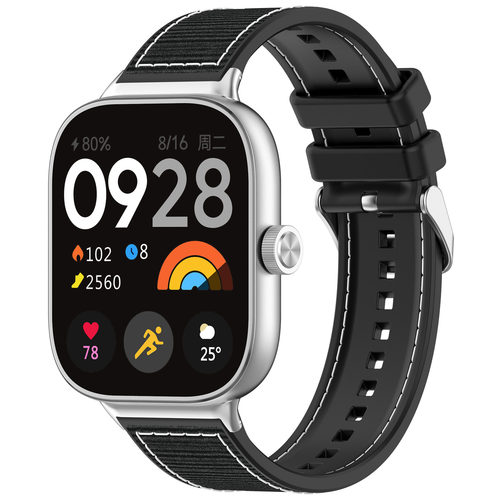 适用红米Watch6手表编织表带RedmiWatch5硅胶小米4代手环8pro腕表9pro红米手表3lite青春版active男女生腕带