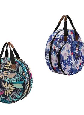 便携600D牛津布毛线编织件收纳包灰色针织工具专用收纳袋厂家