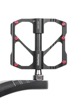 新款PROMEND自行车脚踏 M86C R87C碳纤轴承踏板山地车3培林脚蹬