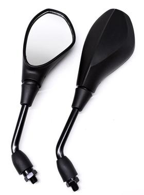 摩托车后视镜 改装复古F650GS GSR600春风电动车通用反光镜倒车镜