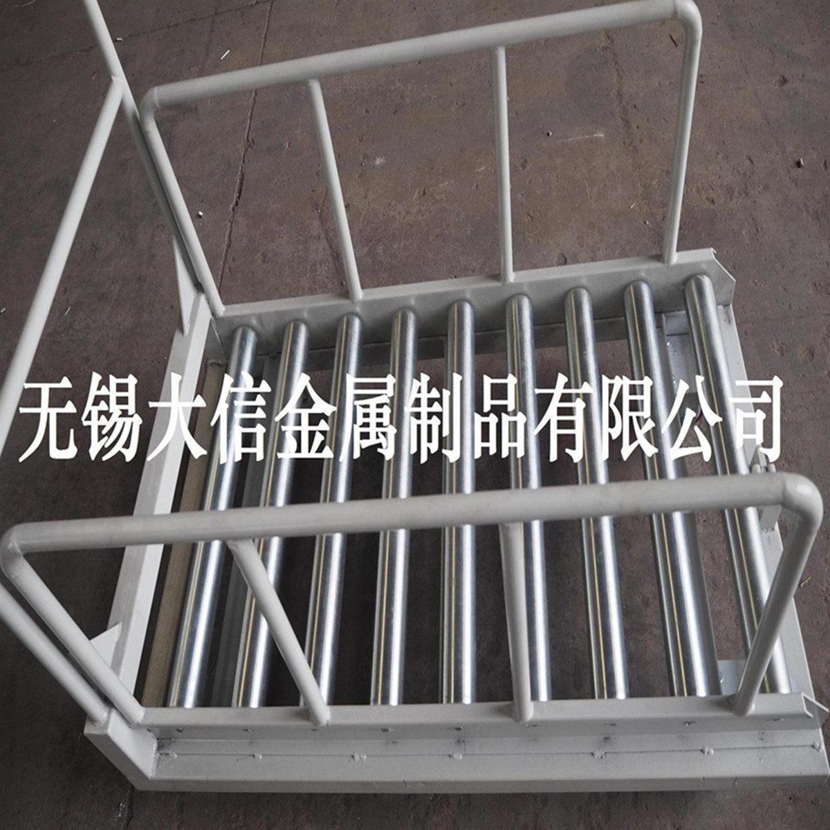 加工定制折叠手推车钢制四轮工具车仓库货物运输周转运输车