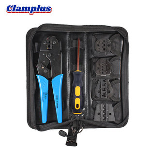 绝缘 插簧 管型 裸端子棘轮压线钳多功能电工钳 30J多钳口套装